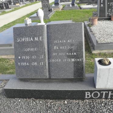 BOTHA Sophia M.E. 1936-1984