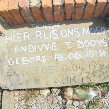 BOOYSEN Tandiwe T. 1918-1997