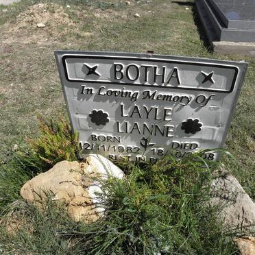 BOTHA Layle Lianne 1982-2008