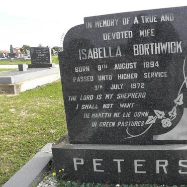 BORTHWICK Isabella 1894-1972