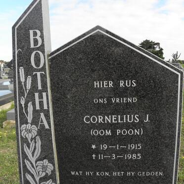 BOTHA Cornelius J. 1915-1985