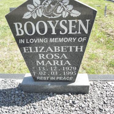 BOOYSEN Elizabeth Rosa Maria 1929-1995
