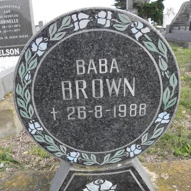 BROWN Baba 1988-1988