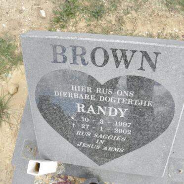 BROWN Randy 1997-2002
