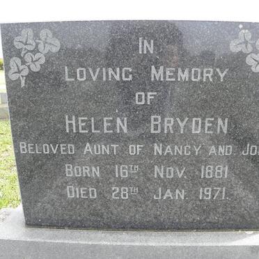 BRYDEN Helen 1881-1971