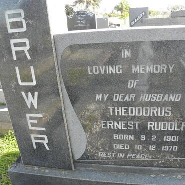 BRUWER Theodorus Ernest Rudolf 1901-1970