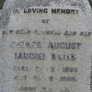 BRINK George August 1903-1968