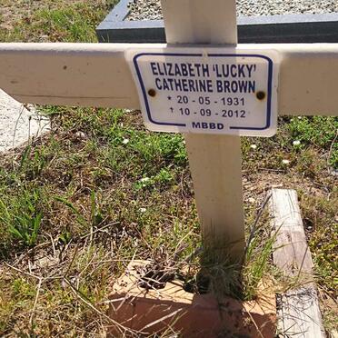 BROWN Elizabeth Catherine 1931-2012