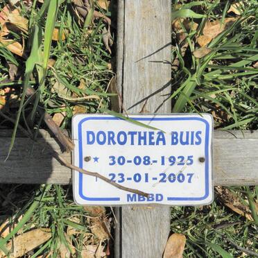 BUIS Dorothea 1925-2007