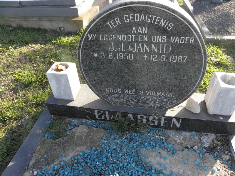 CLAASSEN J.J. 1950-1987