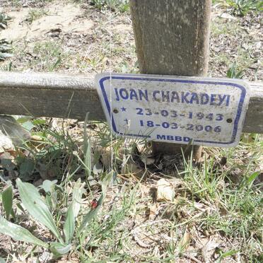 CHAKADEYI Joan 1943-2006