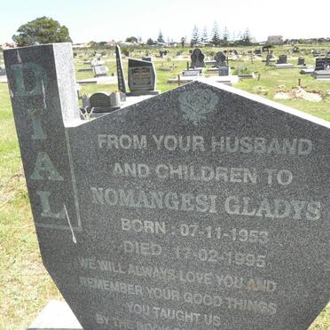 DIAL Nomangesi Gladys 1953-1995