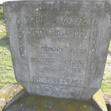 DONSON George Rudolf 1930-1979