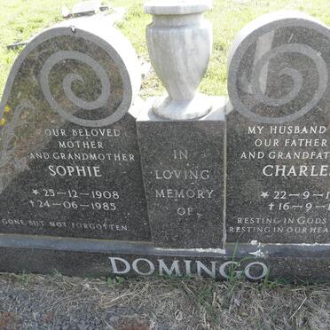 DOMINGO Charles 1903-1982 &amp; Sophie 1908-1985
