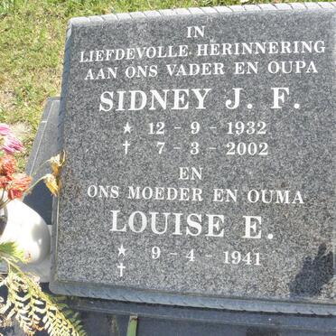 DUTHIE Sidney J.F. 1932-2002 &amp; Louise E. 1941-