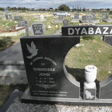 DYABAZA Thandisile John 1957-2008