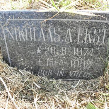 EKSTEEN Nikolaas A. 1974-1992