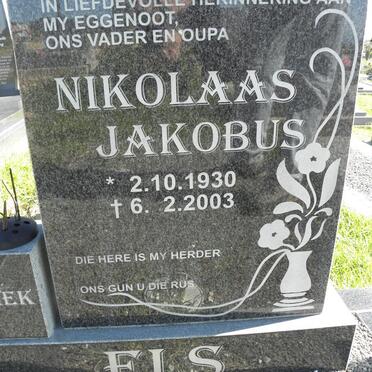 ELS Nikolaas Jakobus 1930-2003