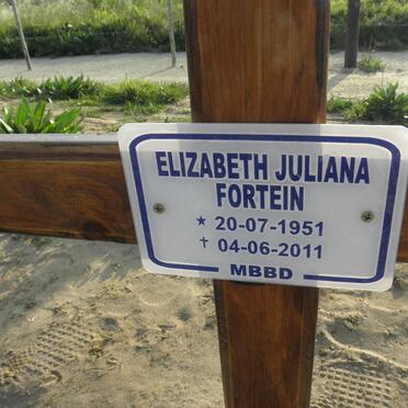 FORTEIN Elizabeth Juliana 1951-2011
