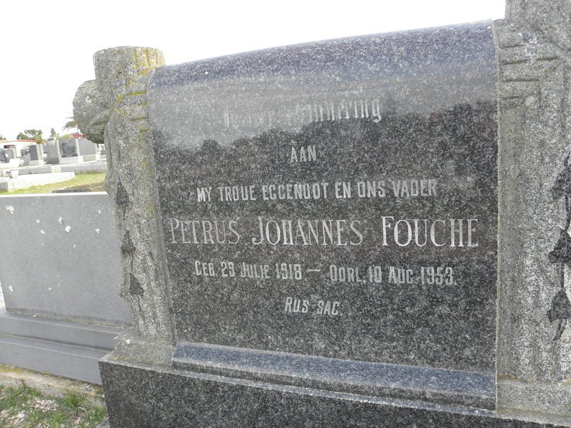 FOUCHE Petrus Johannes 1918-1953