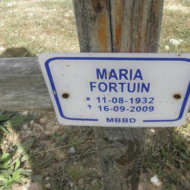 FORTUIN Maria 1932-2009
