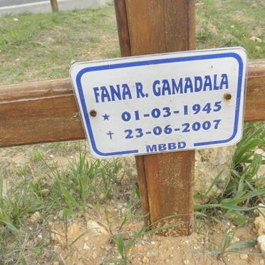 GAMADALA Fana R. 1945-2007