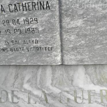 GUERRA Coenraad Casper, de la 19??-1999 &amp; Aletta Catherina 1929-1985