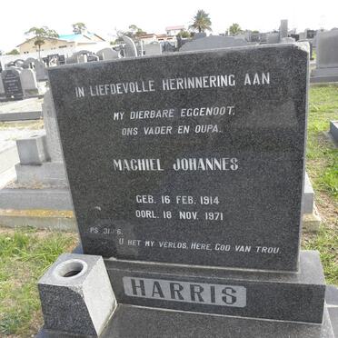 HARRIS Machiel Johannes 1914-1971