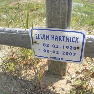 HARTNICK Ellen 1920-2007