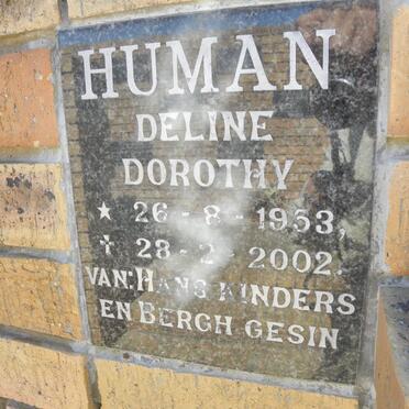 HUMAN Deline Dorothy 1953-2002