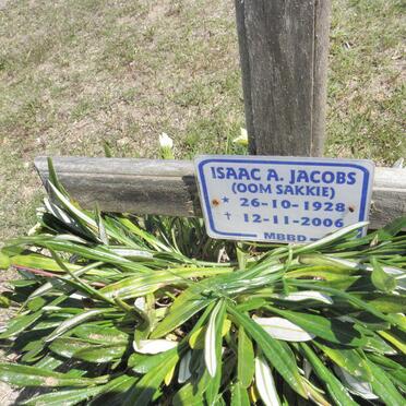 JACOBS Isaac A. 1928-2006