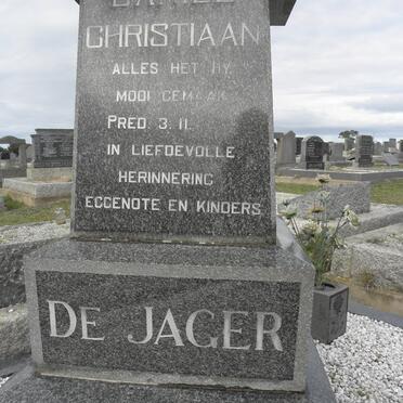 JAGER Daniël Christiaan, de 1899-1979 &amp; Anna 1905-1957