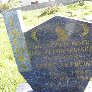 JACOBS Henry Anthony 1944-1998