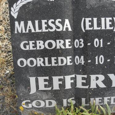 JEFFERY Malessa 1966-1994
