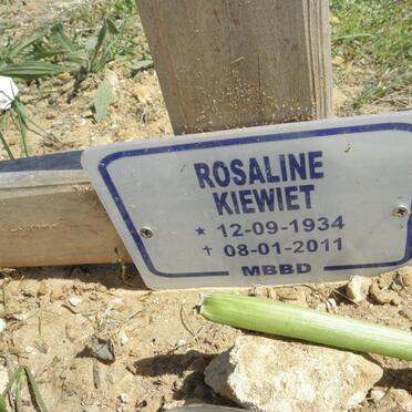 KIEWIET Rosaline 1934-2011
