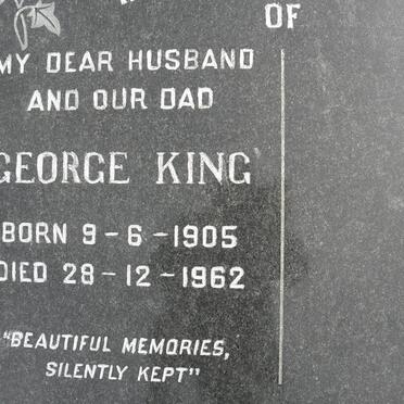 KING George 1905-1962 &amp; Sally 1906-2007