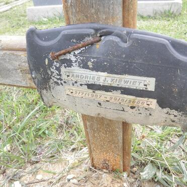 KIEWIET Andries J. 1937-2008
