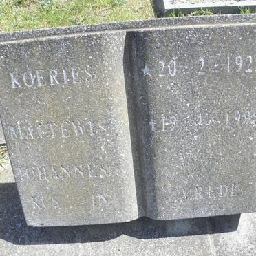 KOERIES Mattewis Johannes 1922-1995