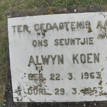 KOEN Alwyn 1963-1963