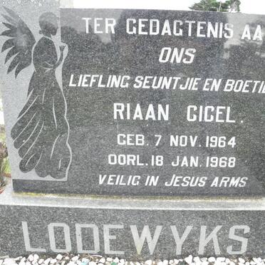LODEWYKS Riaan Cicel 1964-1968