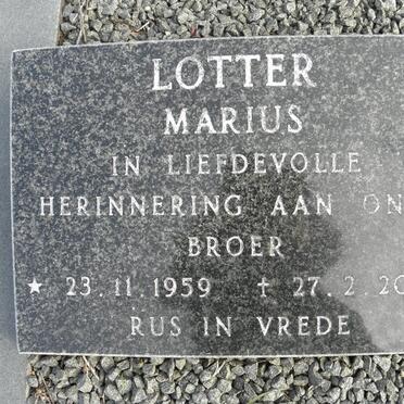 LOTTER Marius 1959-2000