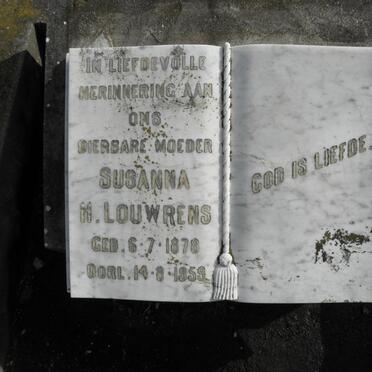 LOUWRENS Susanna H. 1878-1959