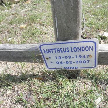 LONDON Mattheus 1947-2007