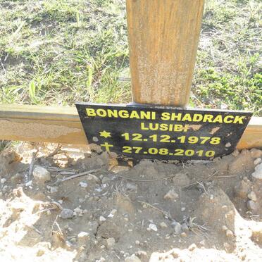 LUSIBI Bongani Shadrack 1978-2010
