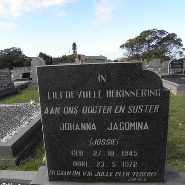 MARAIS Johanna Jacomina 1945-1972