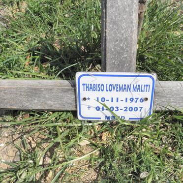 MALITI Thabiso Loveman 1976-2007