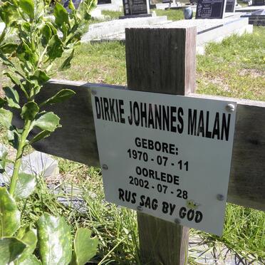 MALAN Dirkie Johannes 1970-2002