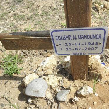 MANQUNQA Zoliswa M. 1945-2007