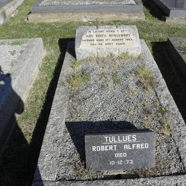 McCLYMONT Mary Edith -1943 :: TULLUES Robert Alfred  -1973