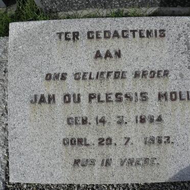 MOLL Jan Du Plessis 1884-1963